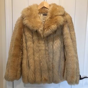Vintage Dino Ricco Lambskin Fur and Leather Coat